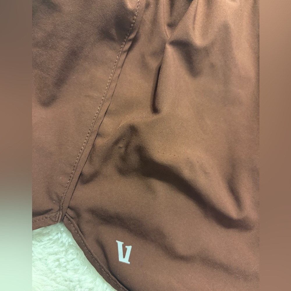 Vuori Women's Athletic Shorts in Brown mulberry Medium - Picture 6 of 6